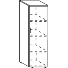 Шкаф узкий низкий закрытый 